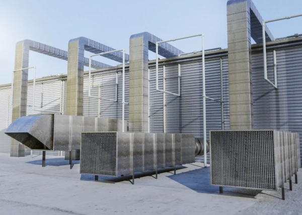 Installation de ventilation dans un local commercial  