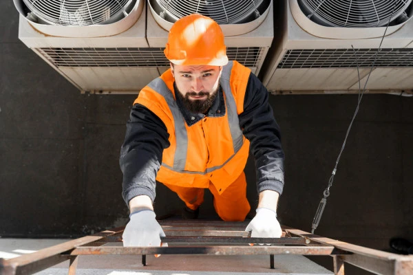 Réparation rapide de ventilation dans des bureaux  